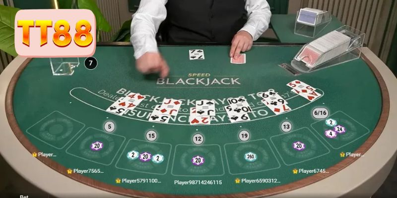 Blackjack trực tuyến TT88